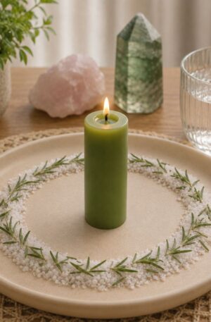 Ritual Abre Caminos con Vela verde - MESA